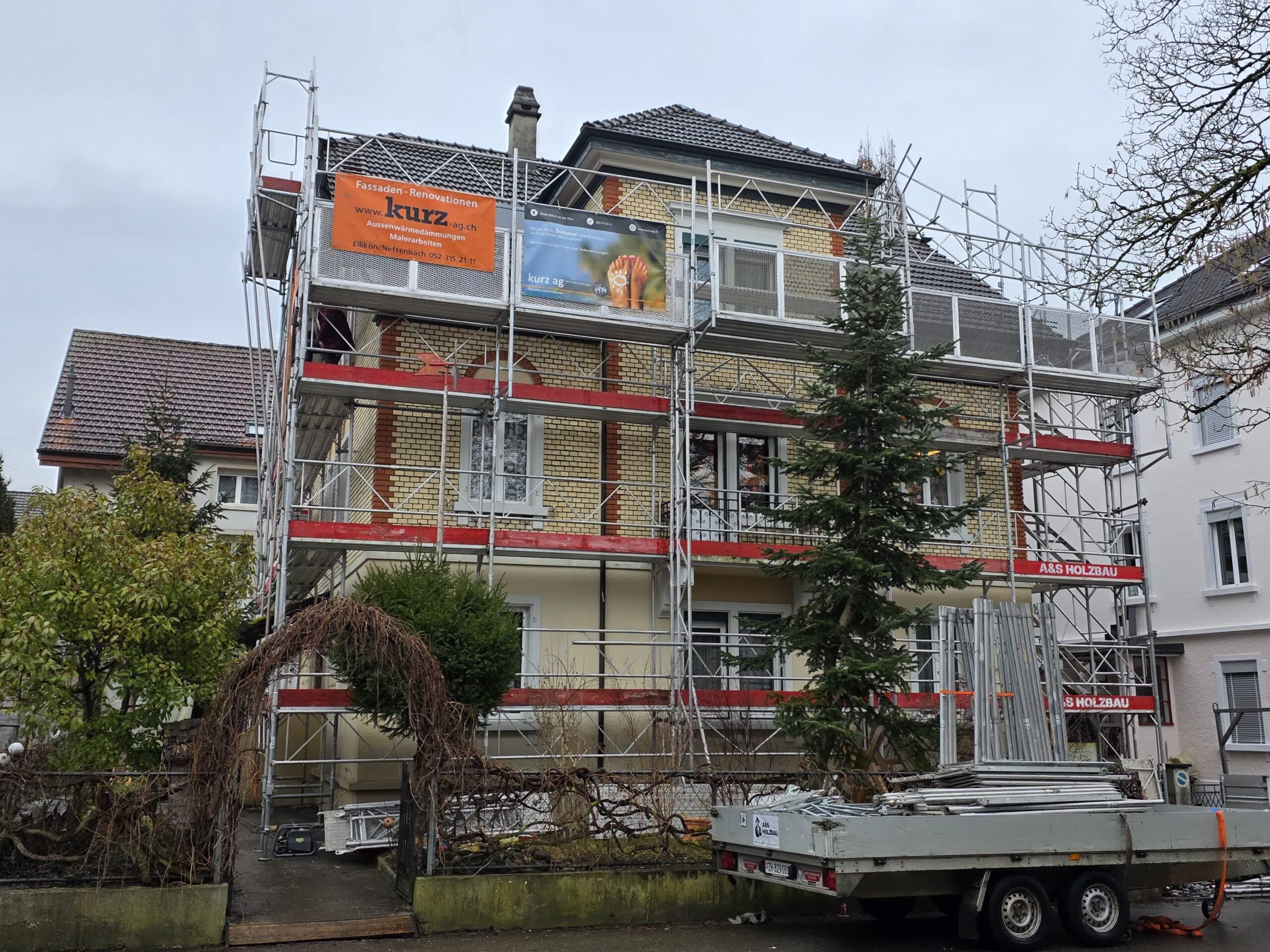 Sichtmauerwerk, Reparatur- und Malerarbeiten in Winterthur