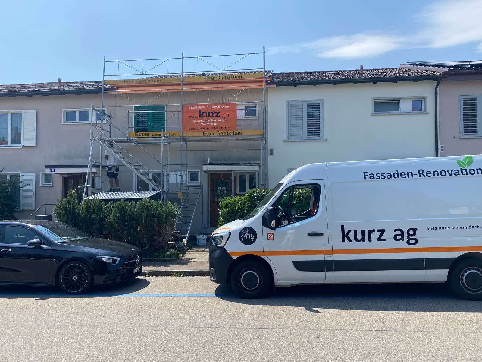 Aussenwärmedämmung und Malerarbeiten in Dättnau Winterthur